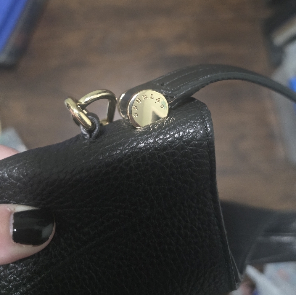 Furla | Michelle Leather Hobo Bag Crossbody Shoulder Purse - Picture 4 of 8